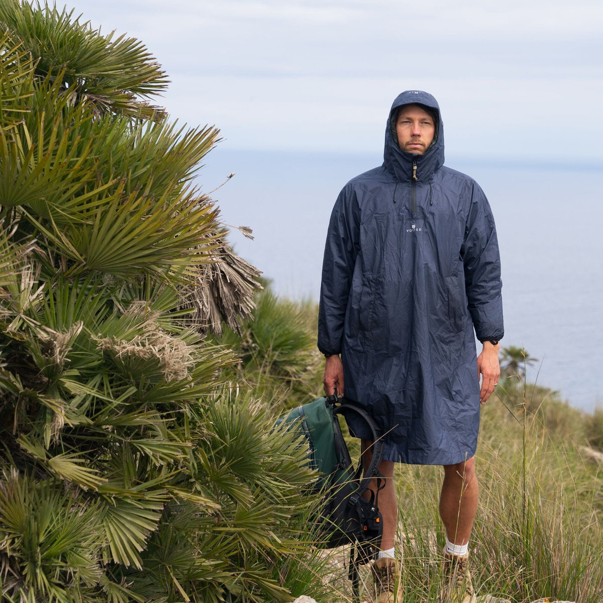 VOITED Rain Poncho 2.0 - Graphite Rainwear VOITED 