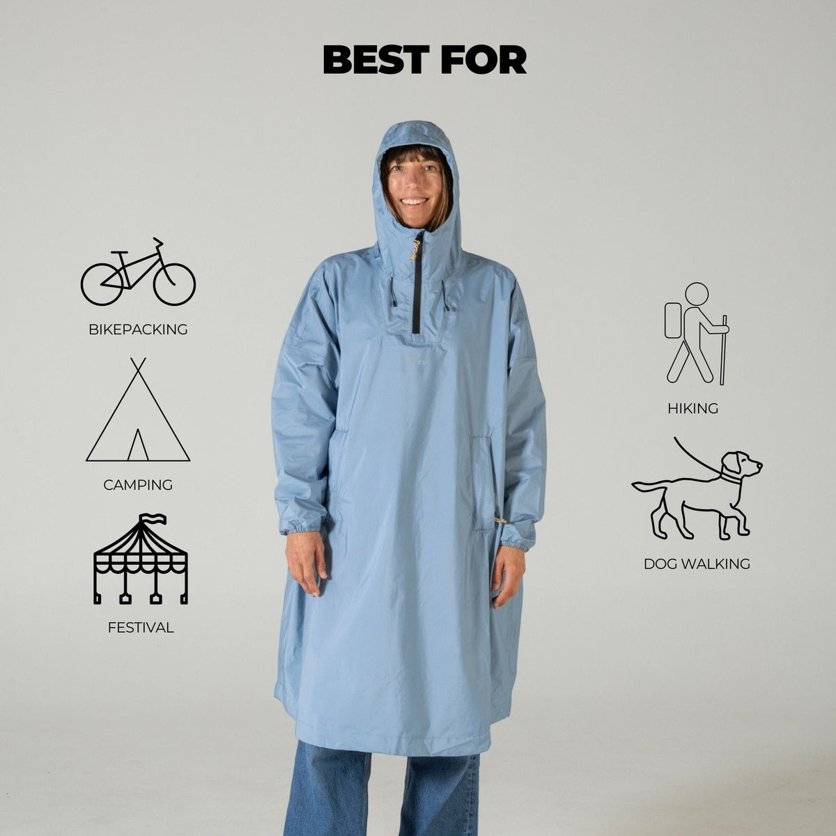 VOITED Rain Poncho 2.0 - Mountain Spring VOITED 
