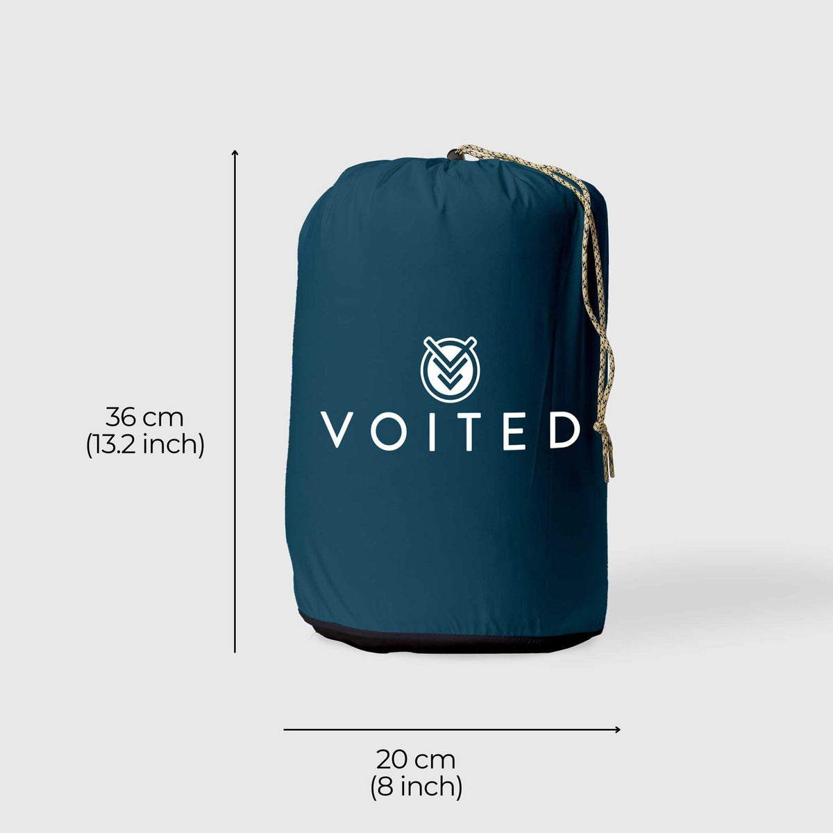 VOITED CloudTouch® Indoor/Outdoor Camping Blanket - Blue Steel Blankets VOITED 