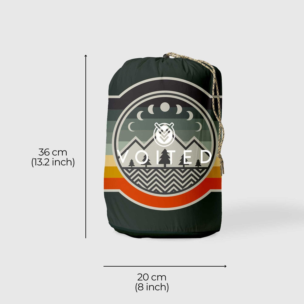 VOITED CloudTouch® Indoor/Outdoor Camping Blanket - Camp Vibes / Greengabel Blankets VOITED 