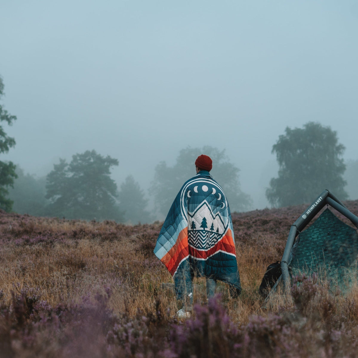 VOITED CloudTouch® Indoor/Outdoor Camping Blanket - Camp Vibes Two Blankets VOITED 