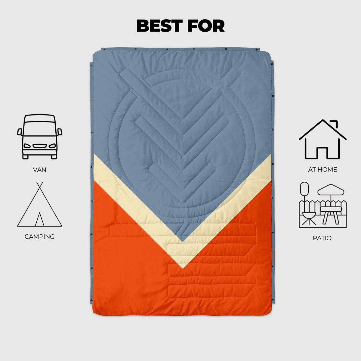 VOITED CloudTouch® Indoor/Outdoor Camping Blanket - Flag Blankets VOITED 