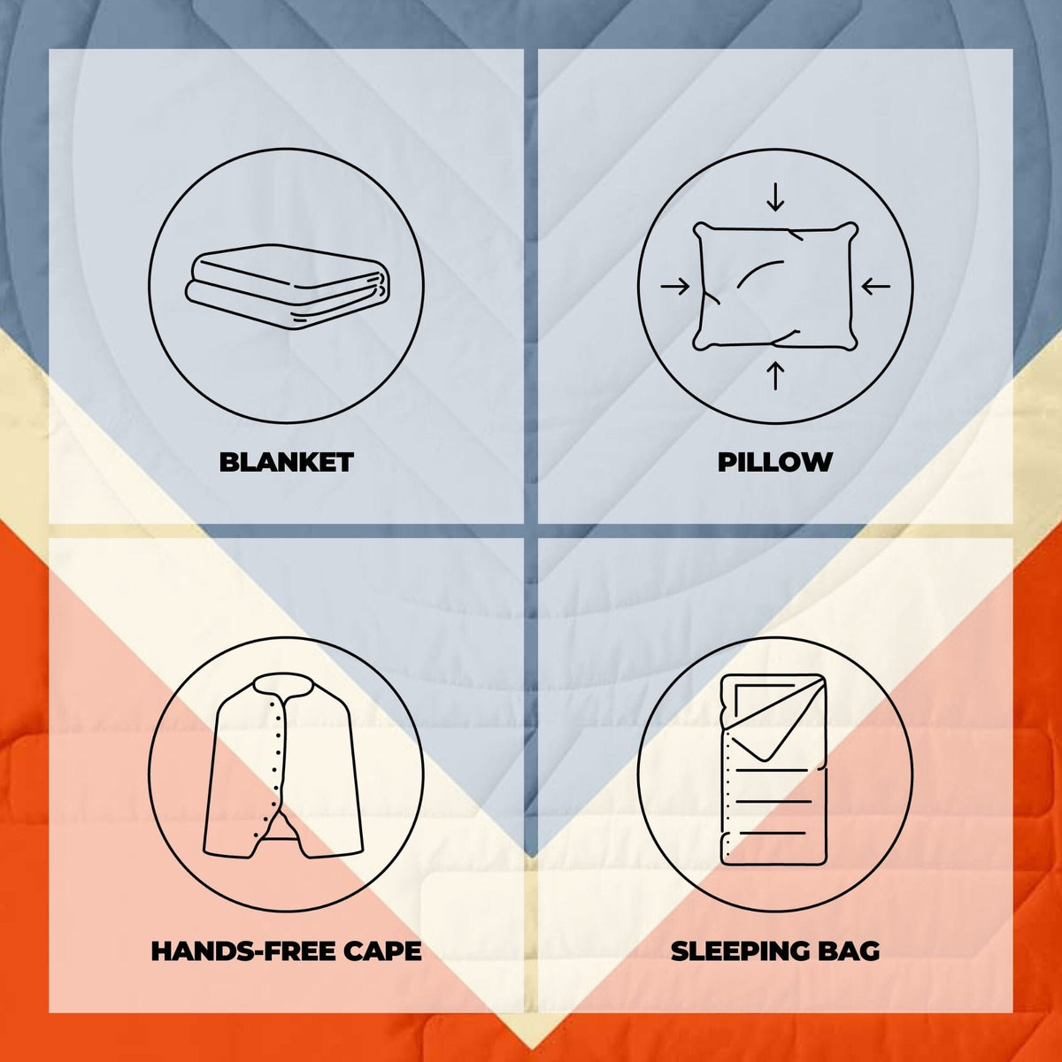 VOITED CloudTouch® Indoor/Outdoor Camping Blanket - Flag Blankets VOITED 