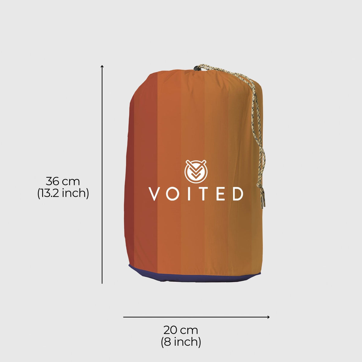 VOITED CloudTouch® Indoor/Outdoor Camping Blanket - Golden Drift Blankets VOITED 