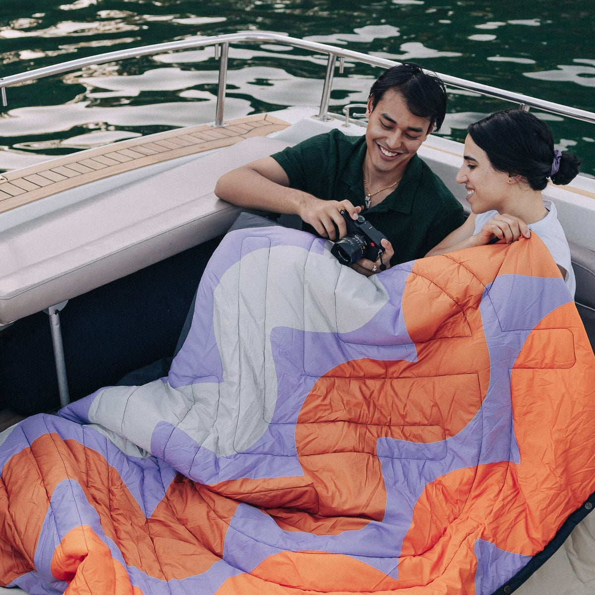 VOITED CloudTouch® Indoor/Outdoor Camping Blanket - Tide Blankets VOITED 