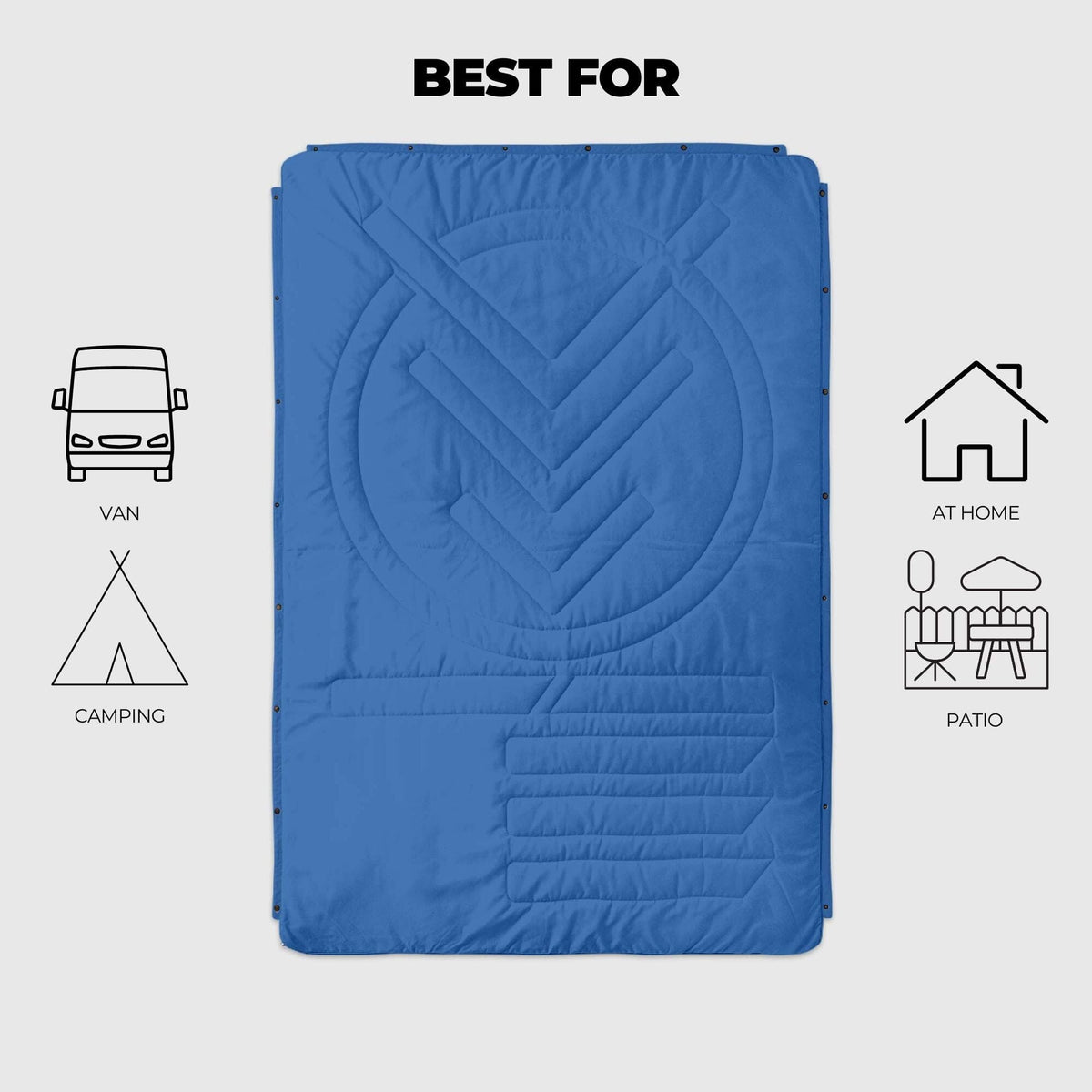 VOITED CloudTouch® Indoor/Outdoor Camping Blanket - Waterfall Blankets VOITED 