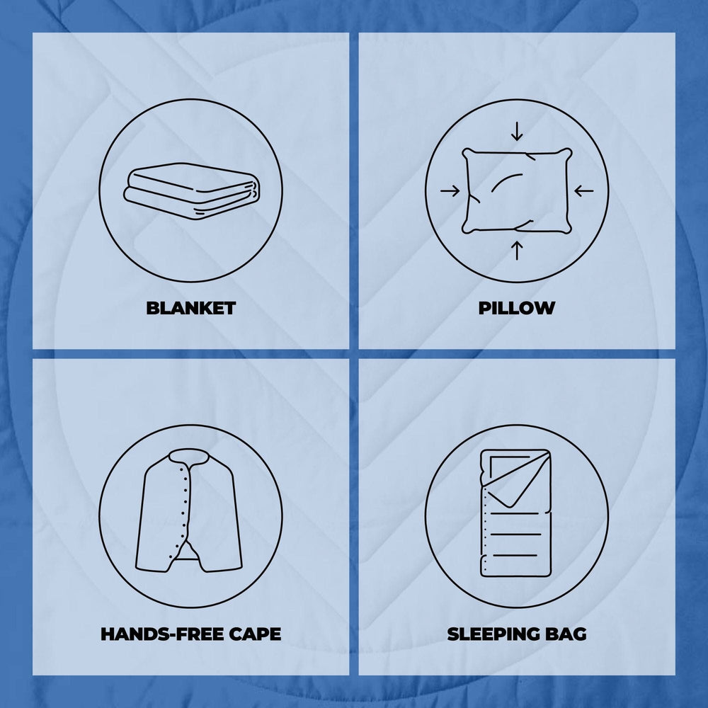 VOITED CloudTouch® Indoor/Outdoor Camping Blanket - Waterfall Blankets VOITED 