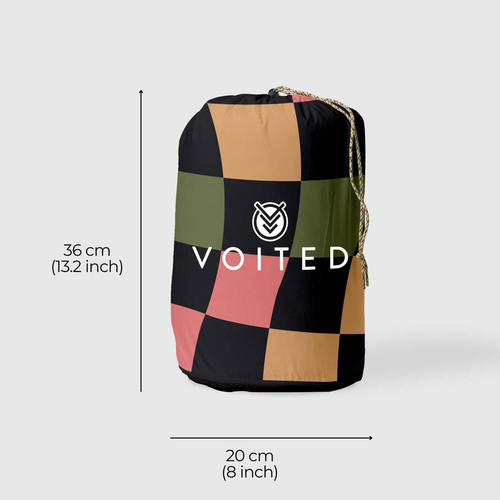 VOITED CloudTouch® Indoor/Outdoor Camping Blanket - Wavecheck Blankets VOITED 