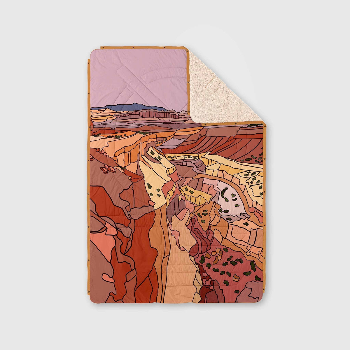 VOITED CloudTouch® Indoor/Outdoor Camping Blanket - Capitol Reef Blankets VOITED 