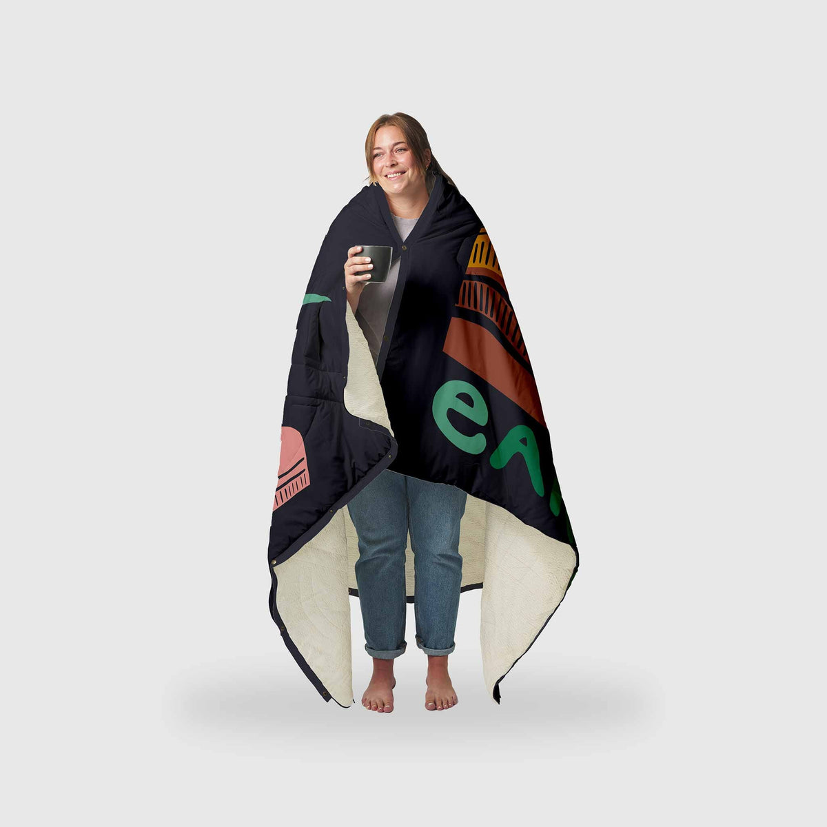 VOITED CloudTouch® Indoor/Outdoor Camping Blanket - Earth Blankets VOITED 