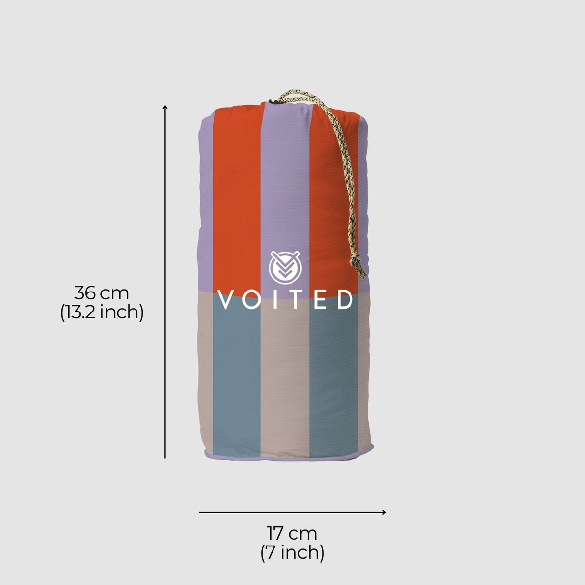 VOITED Fleece Outdoor Camping Blanket - Arctic Mist Blankets VOITED 