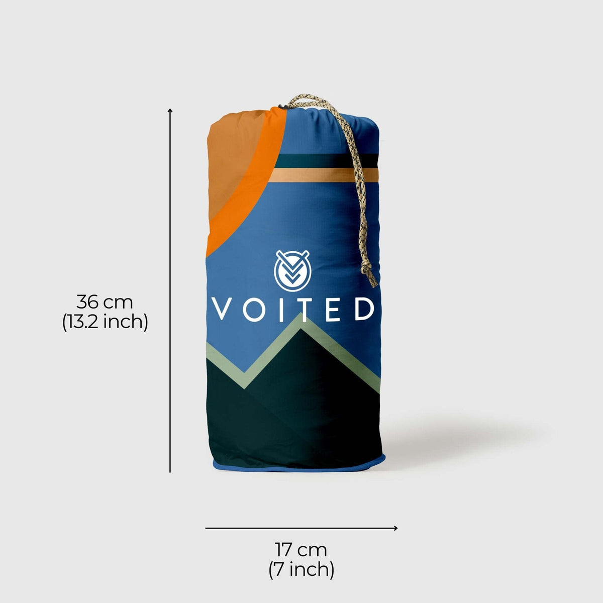 VOITED Fleece Outdoor Camping Blanket - Blue Hour Blankets VOITED 