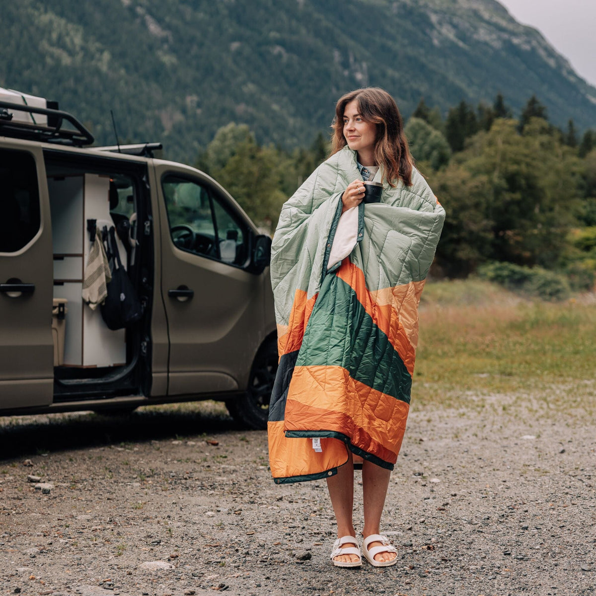 VOITED Fleece Outdoor Camping Blanket - Jasper Blankets VOITED 