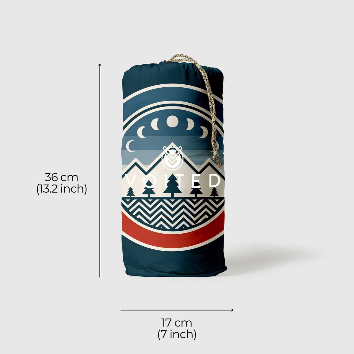 VOITED Fleece Outdoor Camping Blanket - Camp Vibes Two Blankets VOITED 