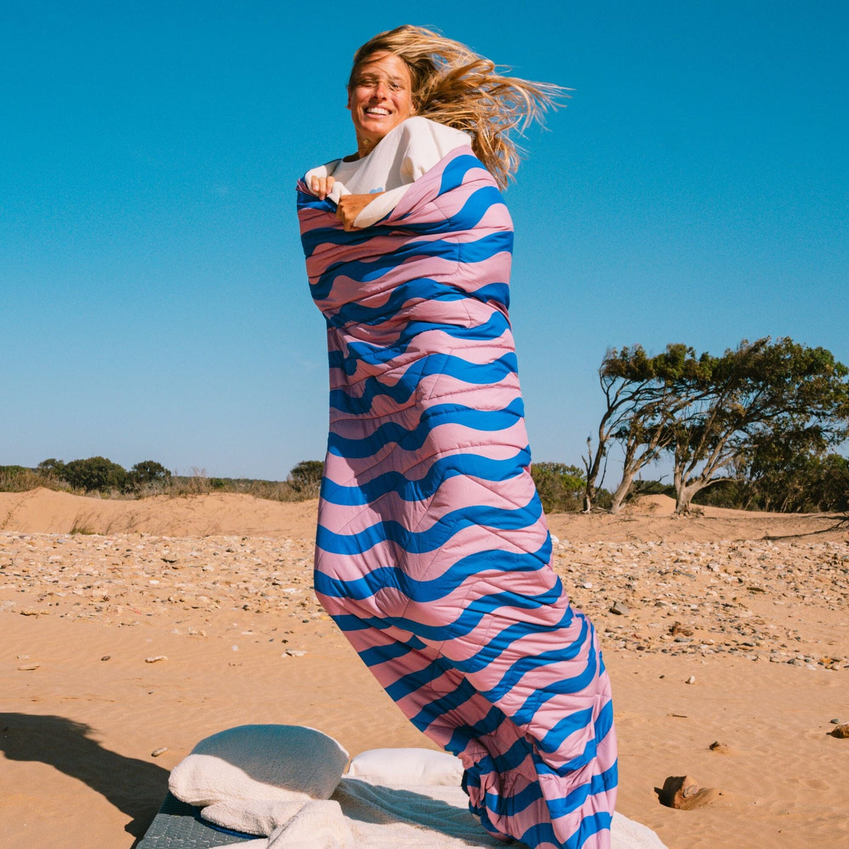 VOITED Fleece Outdoor Camping Blanket - Breezy Blankets VOITED 