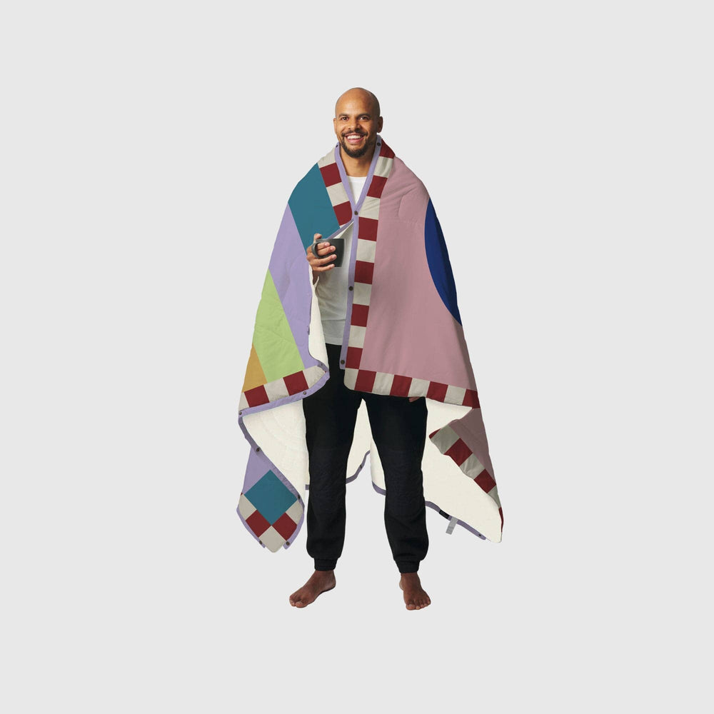 VOITED Fleece Outdoor Camping Blanket - Moon River Blankets VOITED 