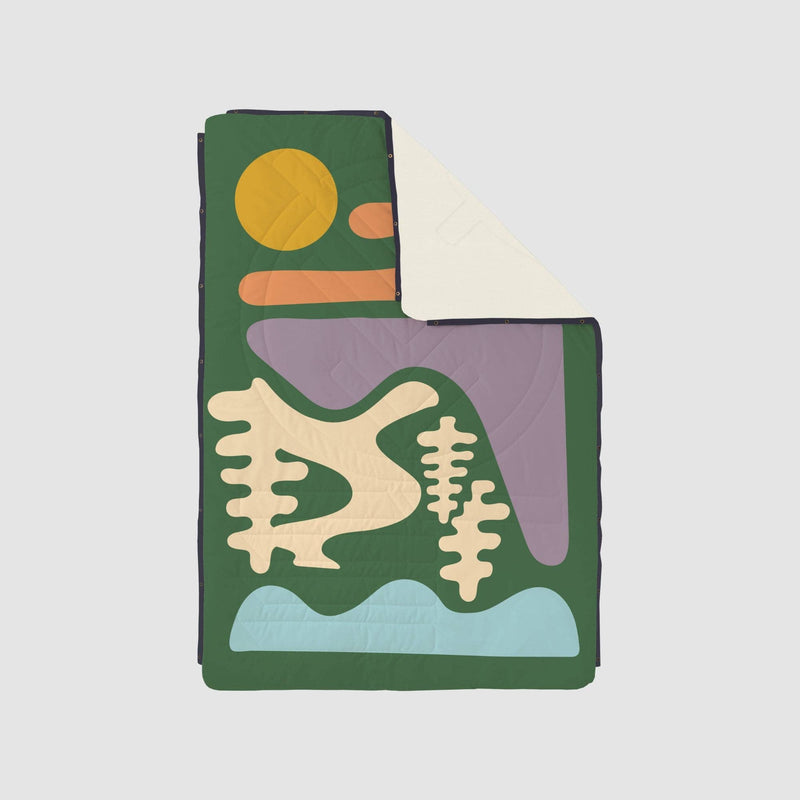 VOITED Mini Traveler Cream Indoor / Outdoor Camping Blanket - Trailbound Blankets VOITED 