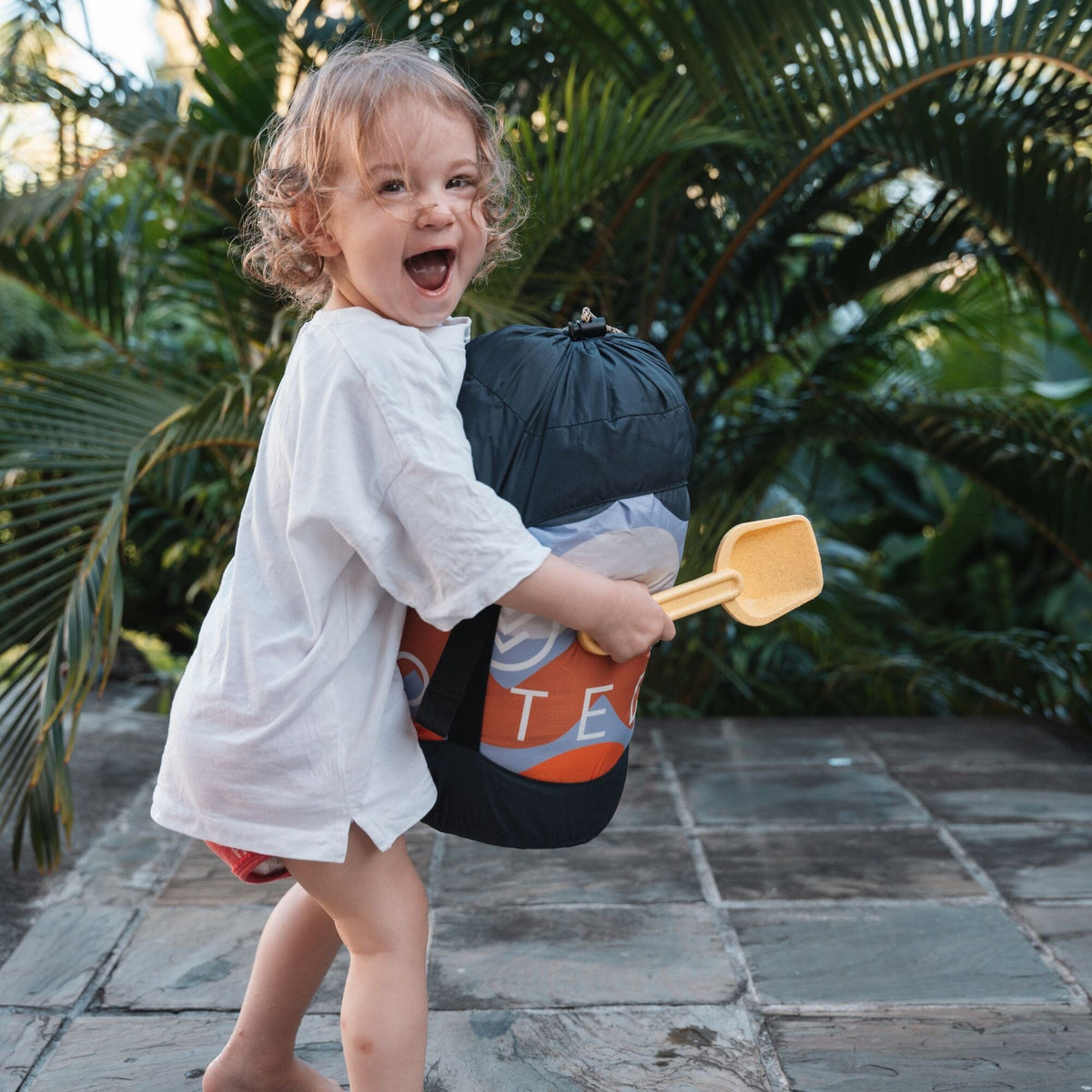 VOITED Mini Traveler Cream Indoor / Outdoor Camping Blanket - Tide Blankets VOITED 