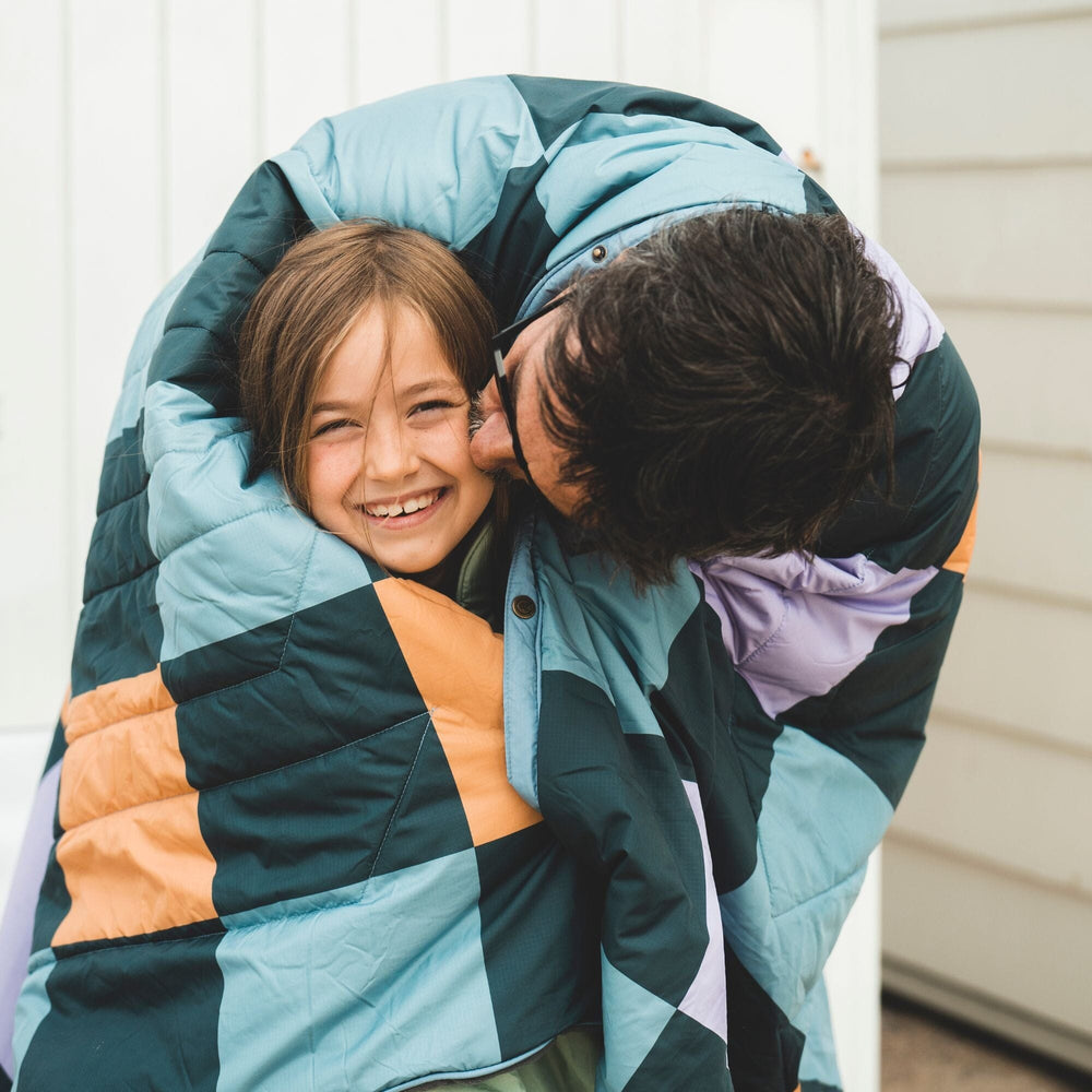 VOITED Mini Traveler Cream Indoor / Outdoor Camping Blanket - Cheeckers Blankets VOITED 