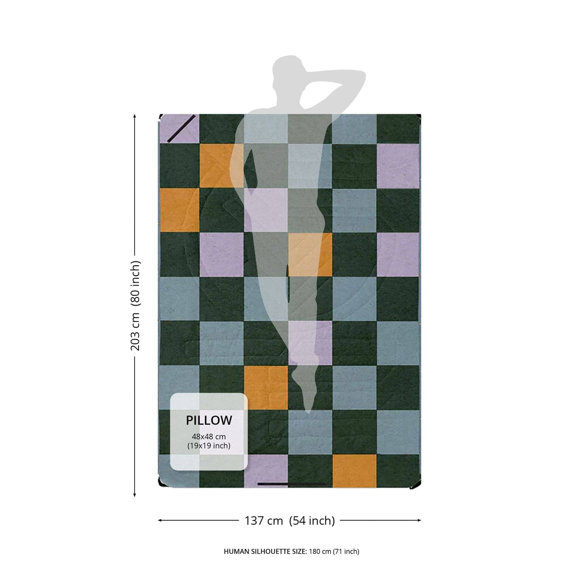 VOITED Compact Picnic & Beach Blanket - Bucket Full Of Sunshine Blankets VOITED 