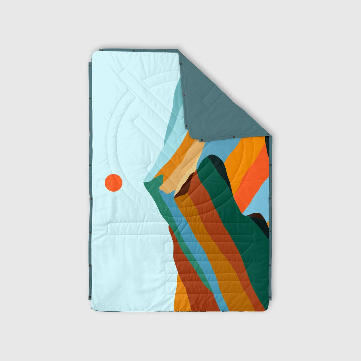 VOITED Recycled Ripstop Outdoor Camping Blanket - Blue Mountain Blankets VOITED 