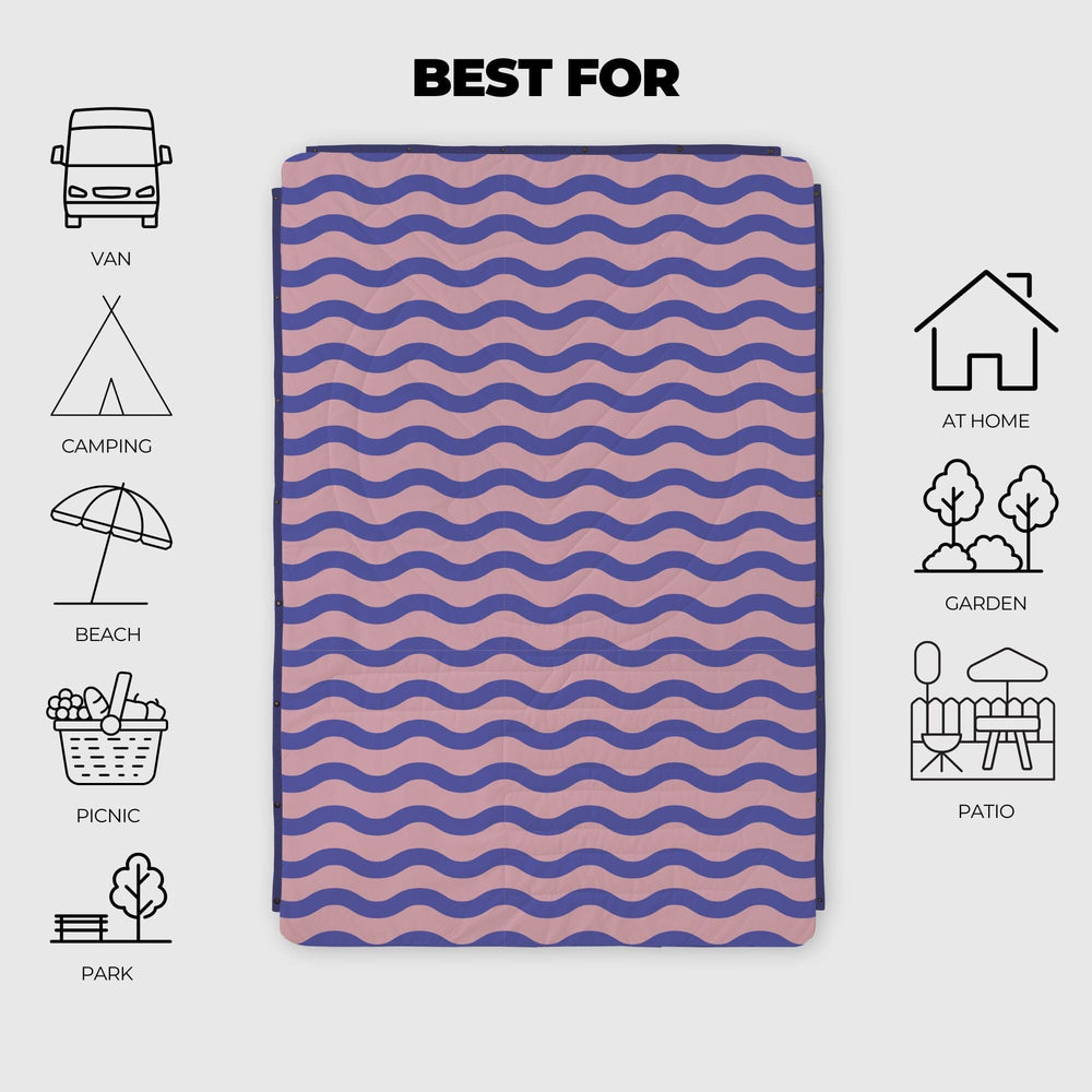 VOITED Recycled Ripstop Outdoor Camping Blanket - Breezy Blankets VOITED 