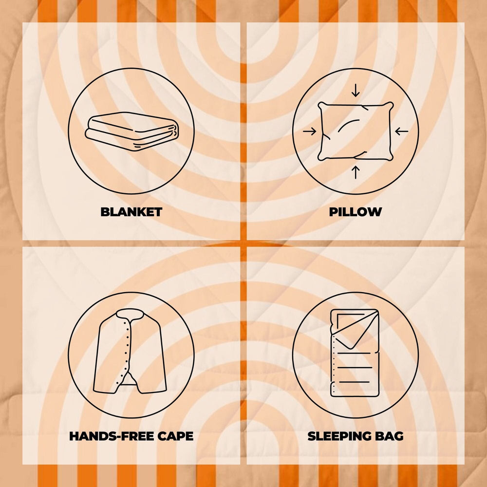 VOITED Recycled Ripstop Outdoor Camping Blanket - Court/Mountain Spring Blankets VOITED 