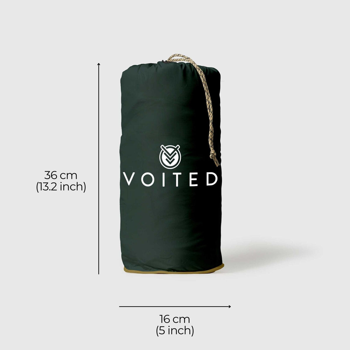VOITED Recycled Ripstop Outdoor Camping Blanket - Green Gabels / Dusty Sand Blankets VOITED 