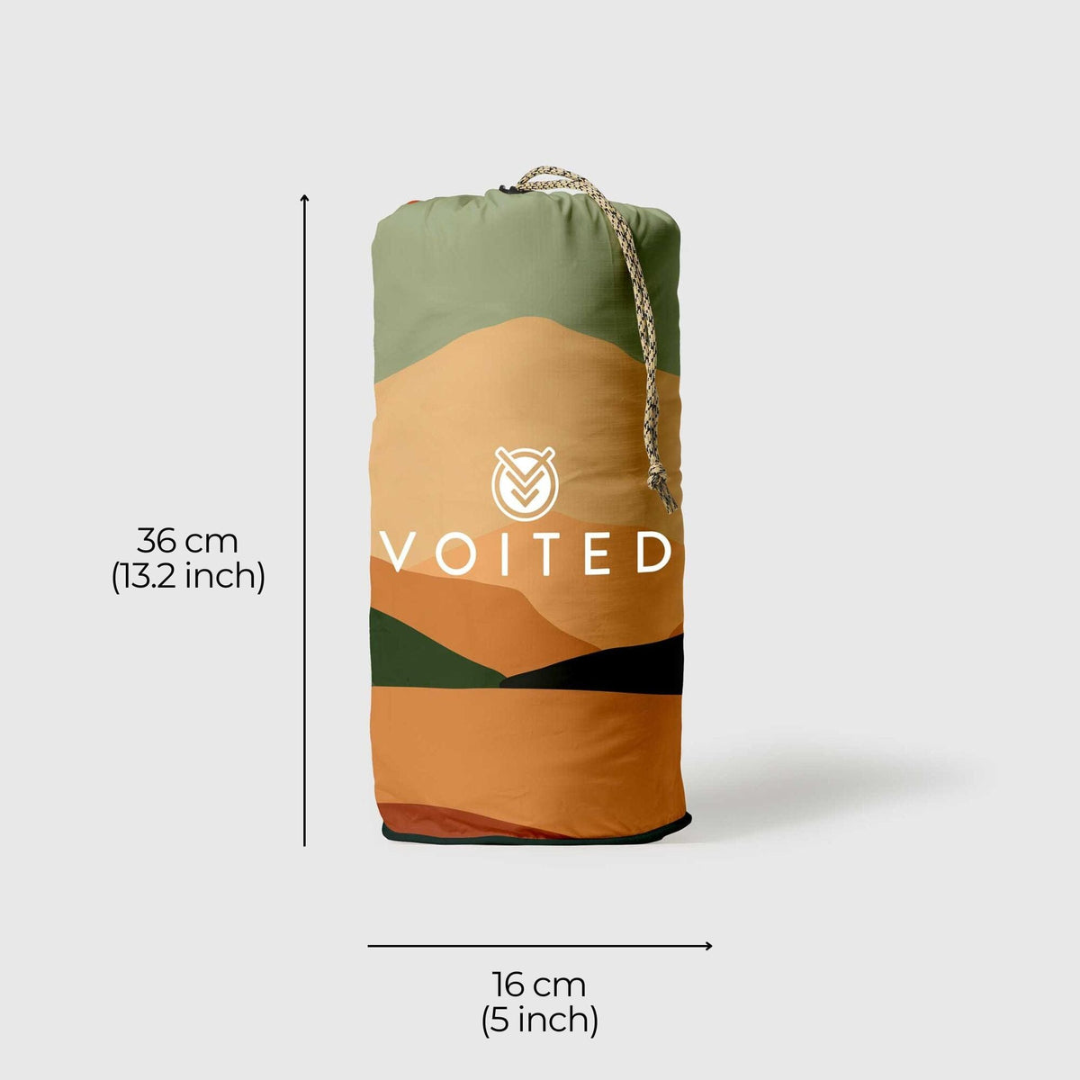 VOITED Recycled Ripstop Outdoor Camping Blanket - Jasper / Tree Green Blankets VOITED 