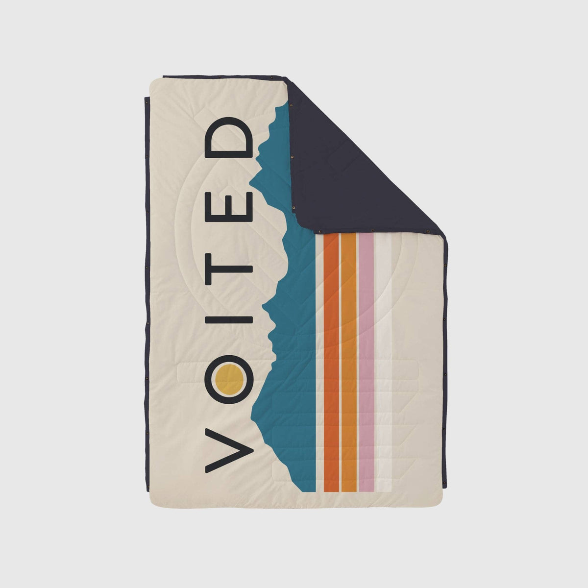 VOITED Recycled Ripstop Outdoor Camping Blanket - Snowy Peak Blankets VOITED 