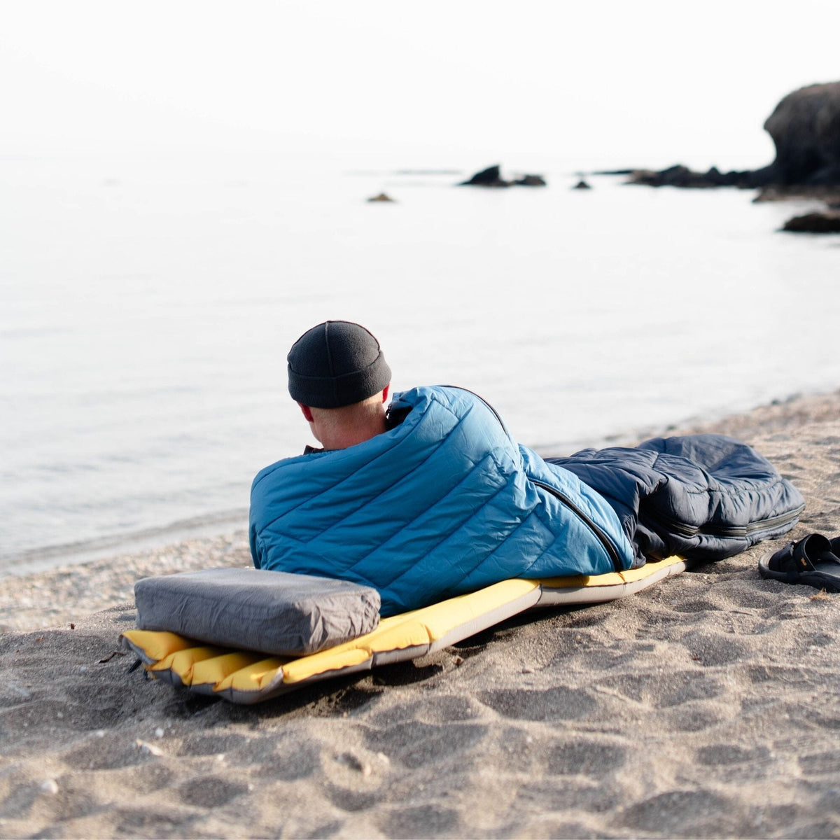 Voited Slumber Zip Sack Blanket - Blue Steel / Graphite Blankets VOITED EU 