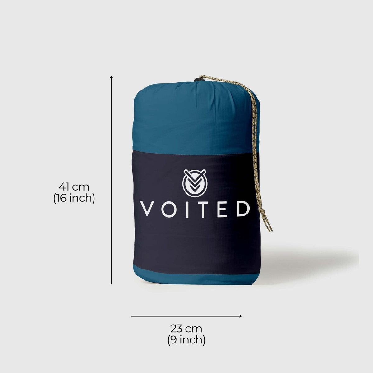 Voited Slumber Zip Sack Blanket - Blue Steel / Graphite Blankets VOITED EU 