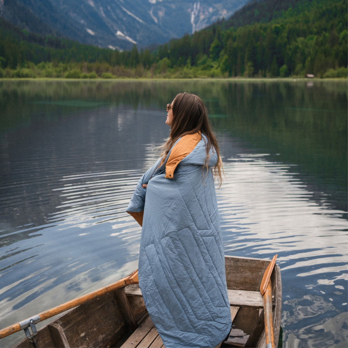 VOITED Recycled Ripstop Travel Blanket - Mountain Spring/Sundial Blankets VOITED 