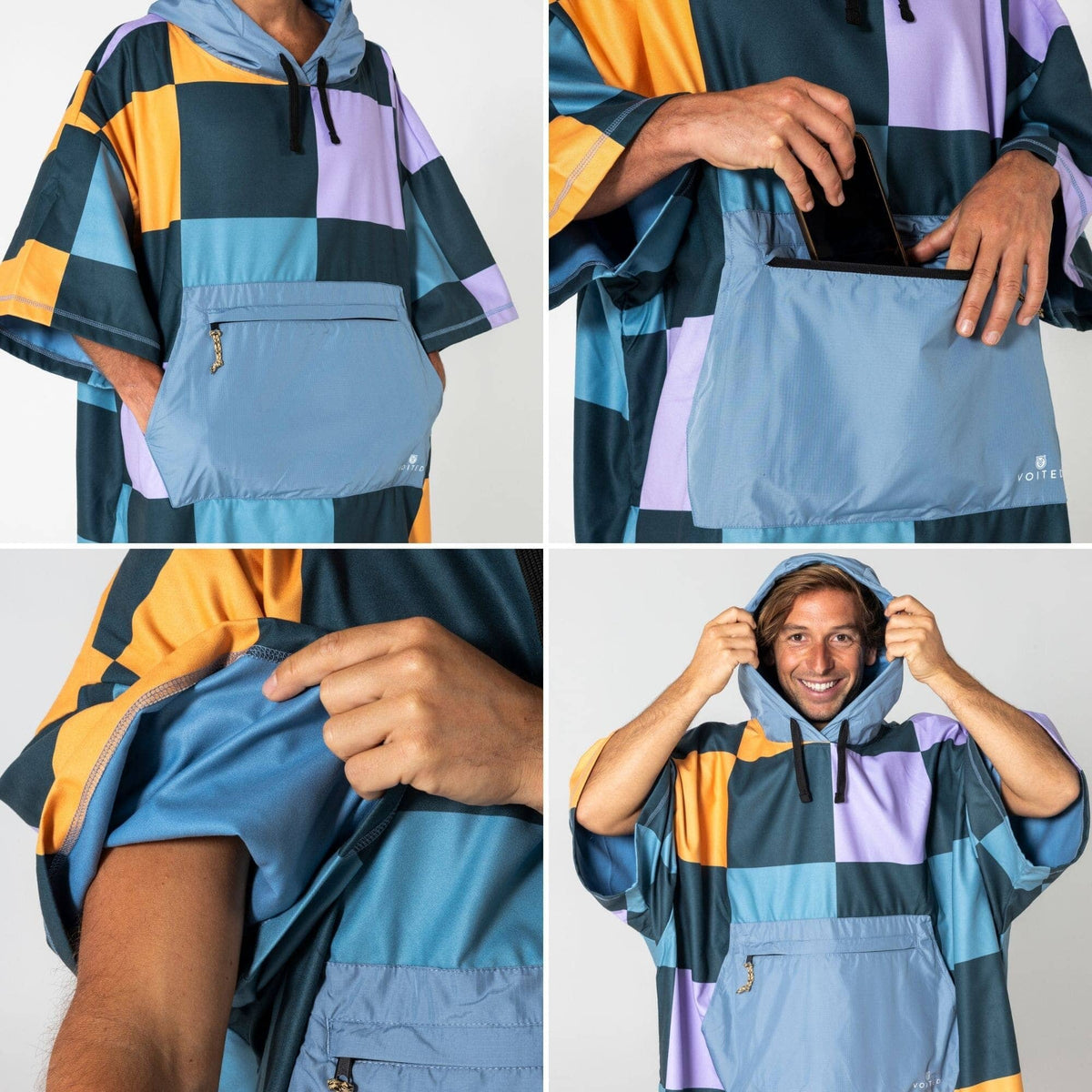 VOITED Micro Fleece Poncho - Cheeckers Changewear VOITED 