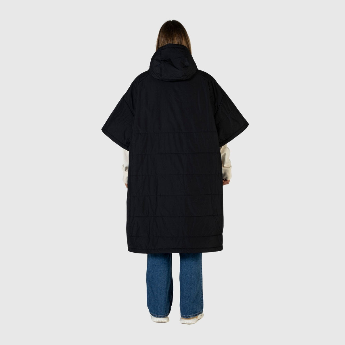 VOITED 3rd Edition Outdoor Poncho for Surfing, Camping, Vanlife & Wild Swimming - Black Changewear VOITED 