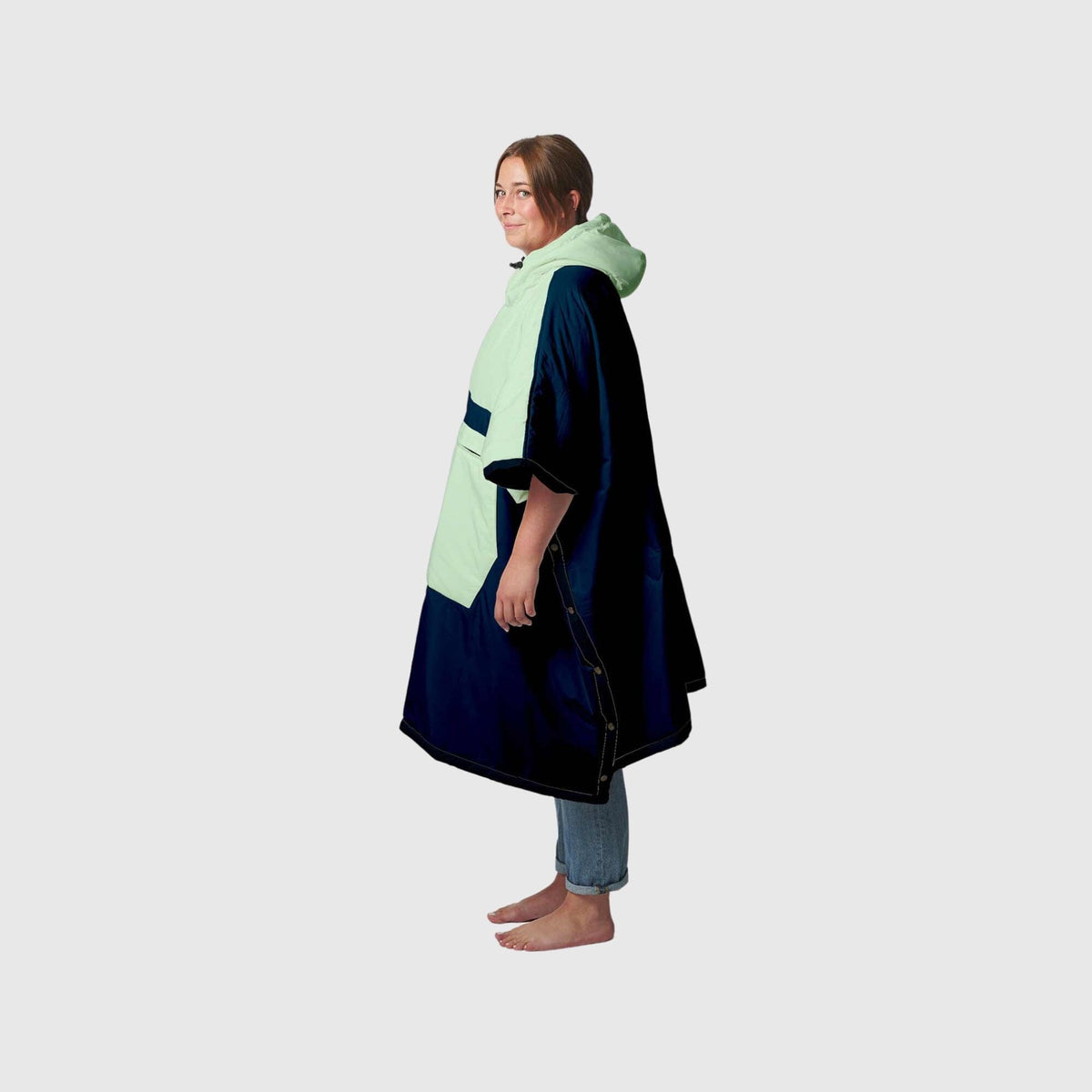 VOITED Trooper Outdoor Premium Poncho-Blanket - Ocean Navy / Cameo Green Blankets VOITED EU 