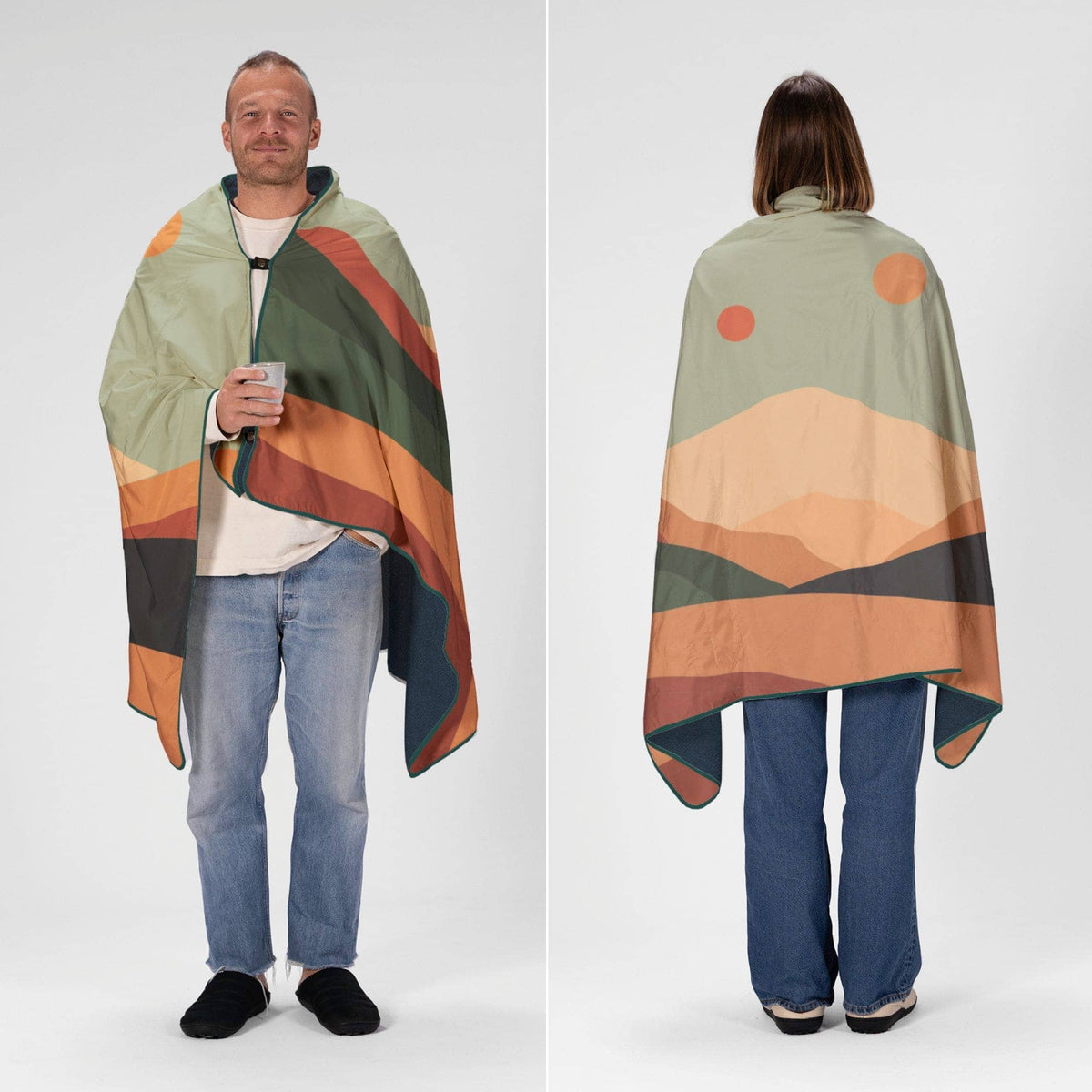 VOITED NeckPack Travel Blanket - Jasper Blankets VOITED 