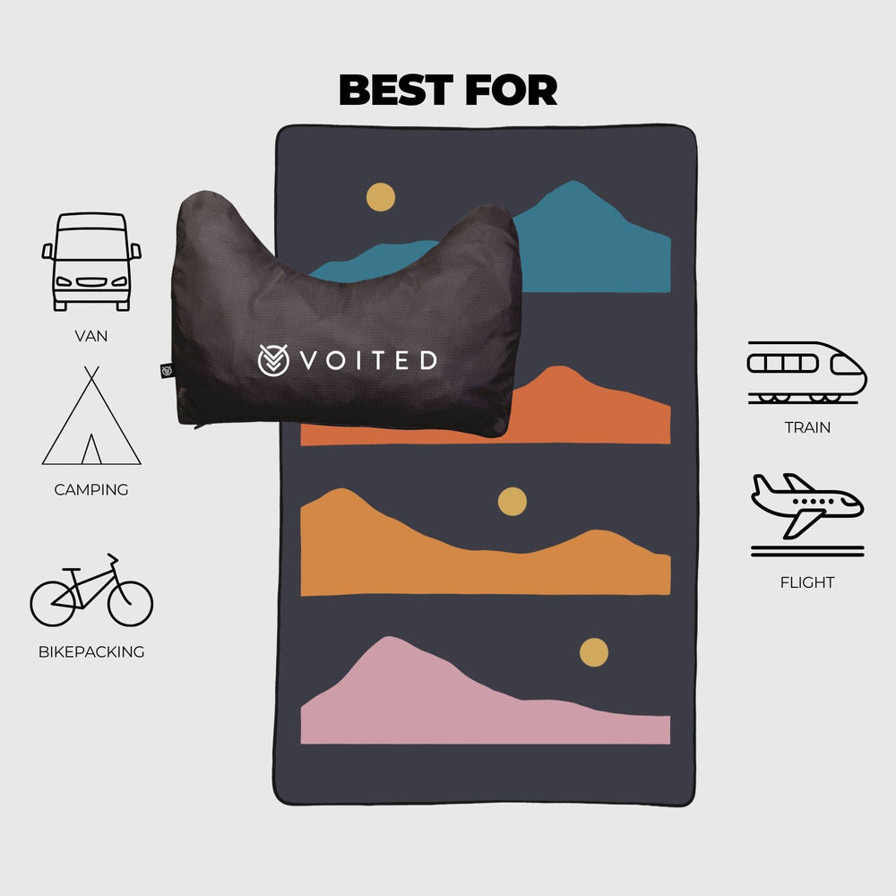 VOITED NeckPack Travel Blanket - Trailtrekker Blankets VOITED 