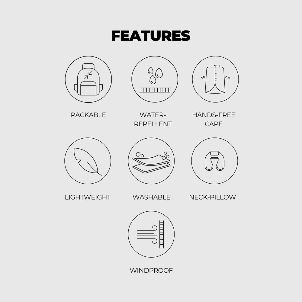 VOITED NeckPack Travel Blanket - Trailtrekker Blankets VOITED 