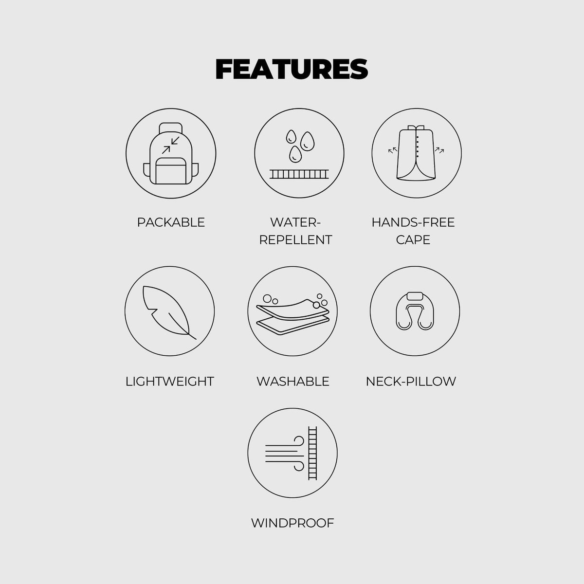 VOITED NeckPack Travel Blanket - Trailtrekker Blankets VOITED 