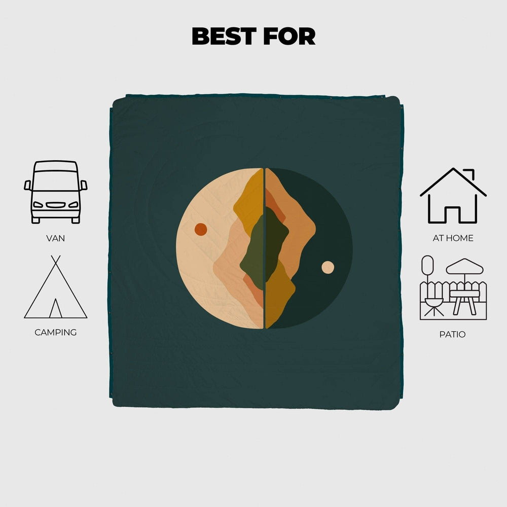 VOITED Queen CloudTouch® Indoor/Outdoor Camping Blanket - Day & Night Blankets VOITED 