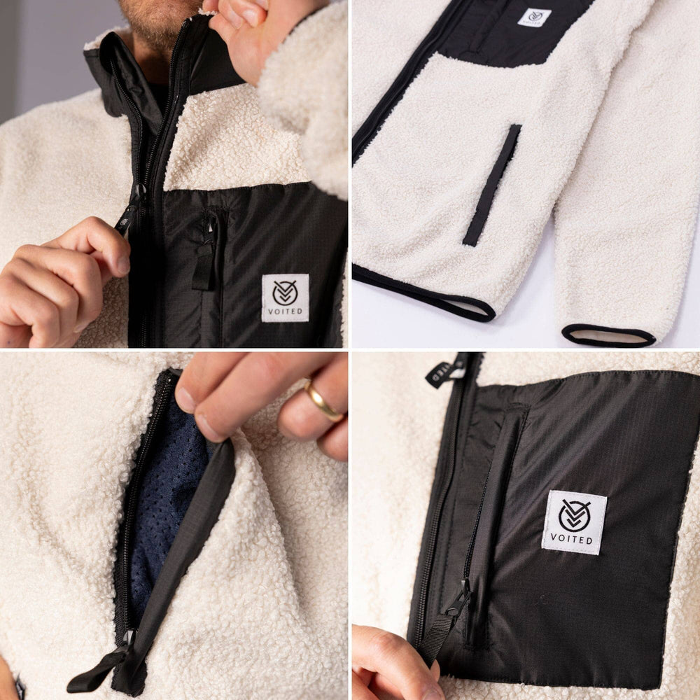 VOITED Sherpa Fleece Full Zip Apparel VOITED 