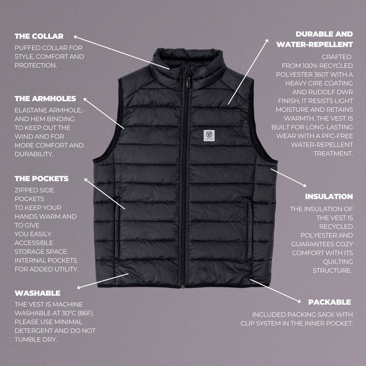 VOITED Body Warmer Jacket VOITED 
