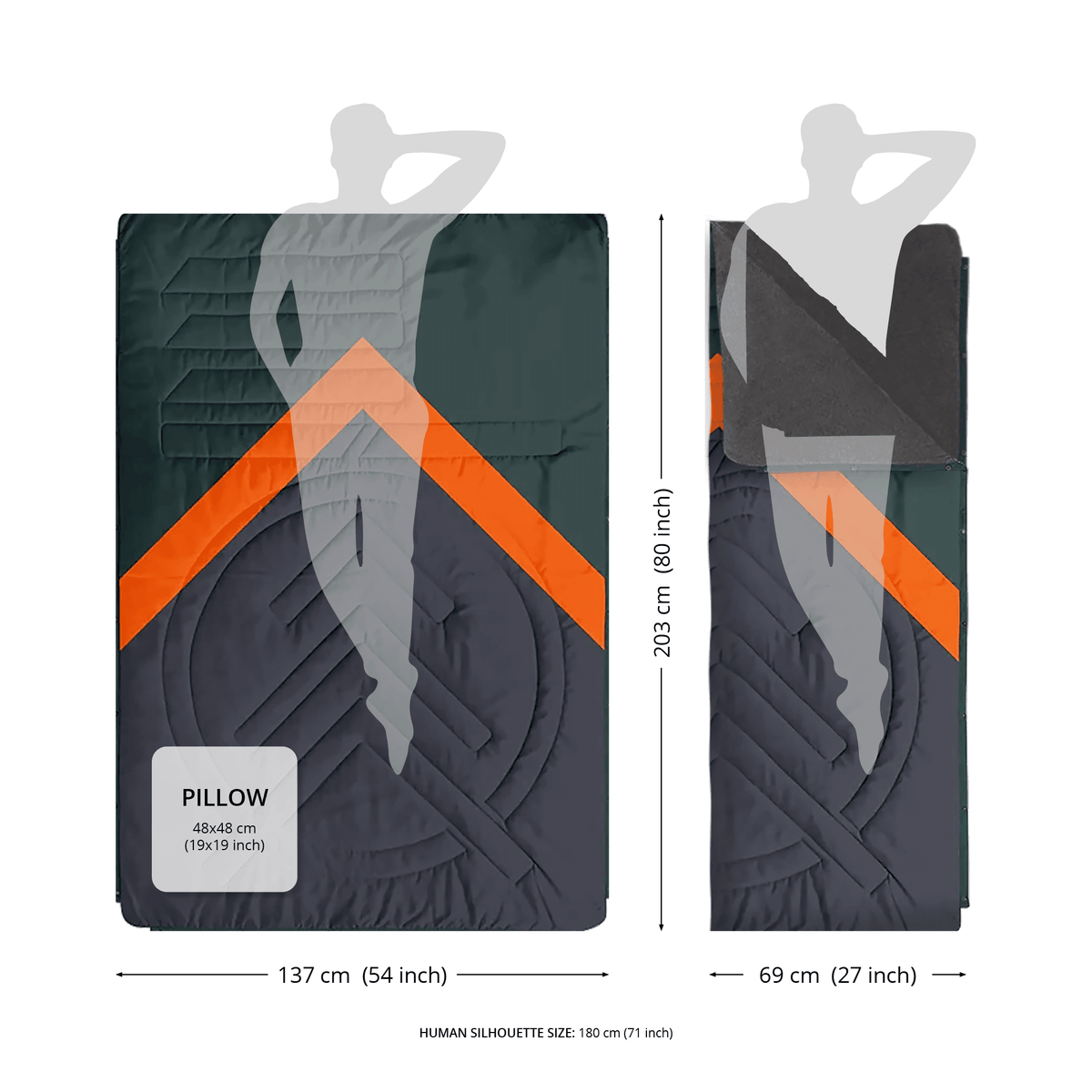 VOITED Fleece Outdoor Camping Blanket - Origin Blankets VOITED 